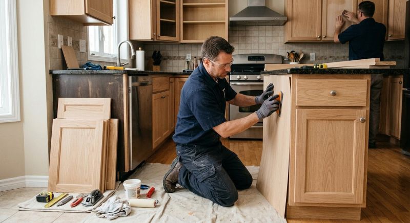 Cabinet Restyling in Carmel, IN