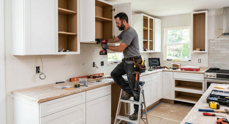 Kitchen Island Installation in Kokomo, IN