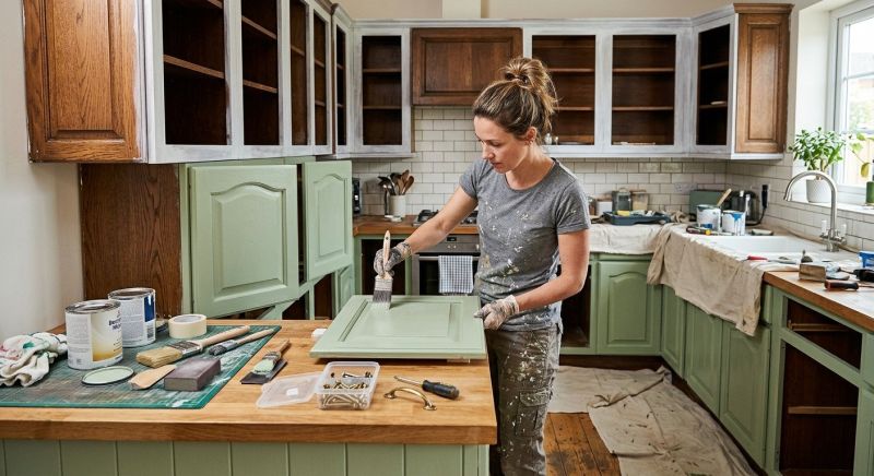 Oak Cabinet Remodeling in Lafayette, IN